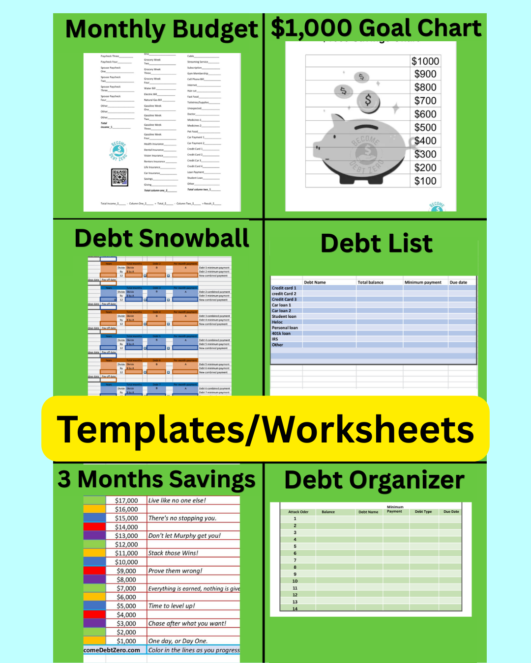 Money Saving Templates