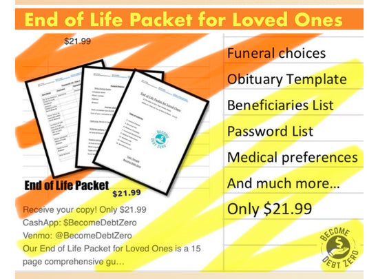 The End of Life Packet for Loved Ones