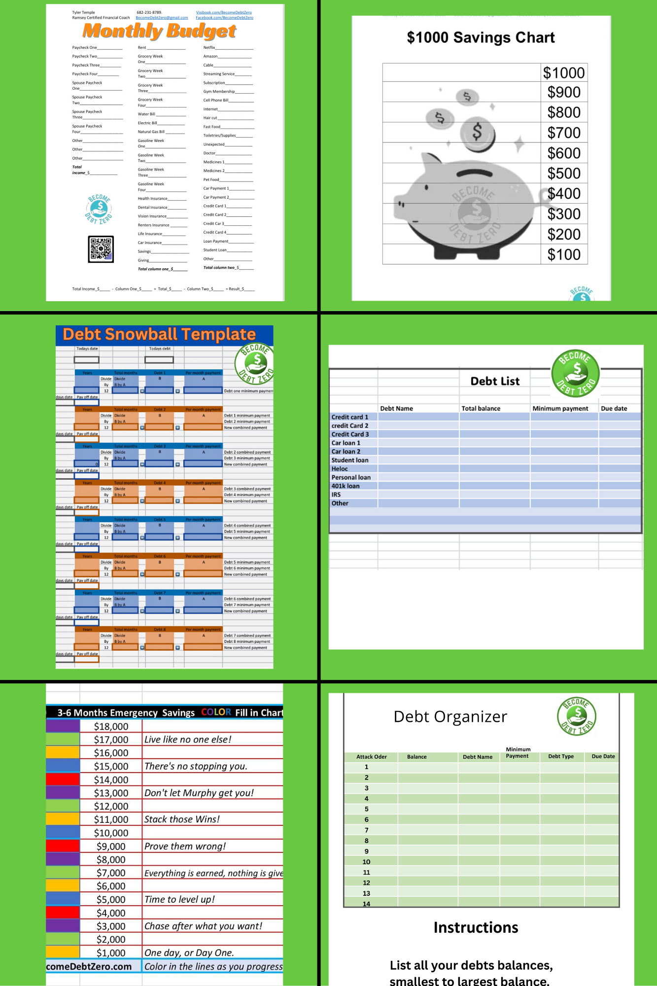 Money Saving Templates