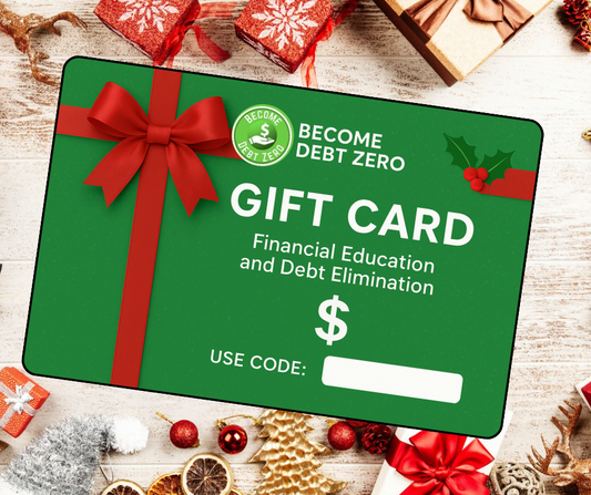 Become Debt Zero Gift Card